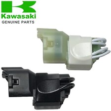(2PC) White + Black OEM KX250 KX450 DFI Wire-Lead Coupler 26011-0748 26011-0728 picture