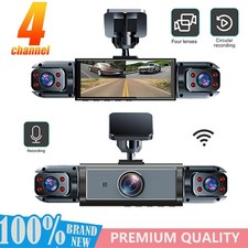 WIFI Dashcam Front and Rear Camera System,Rechargeable 360 1080P Dash Cam picture