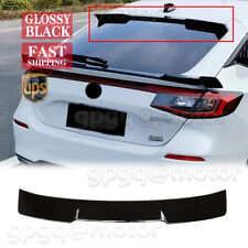 For Honda Civic Hatchback 2022-2024 Glossy Black Rear Window Roof Spoiler Wing picture