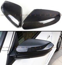 FOR 2016-2021 HONDA CIVIC CARBON FIBER SIDE MIRROR COVER CAP DIRECT REPLACEMENT picture