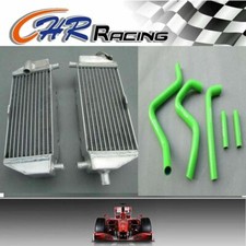 Aluminum Radiator + Hose For 1994-2002 Kawasaki KX125 KX250 95 96 97 98 99 01 02 picture