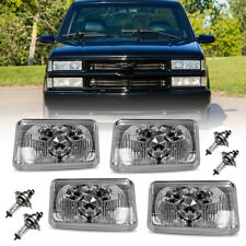 4 Pack Headlights For 1988-1989 Chevrolet C1500/C2500/C3500/K1500/K2500/K3500 picture