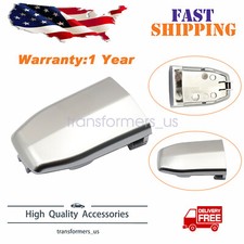 NEW Fit For 2015-2019 Cadillac Escalade Front Door Handle Lock Cylinder Cover picture