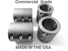 4 Steel tube clamps weldable bolt on 1.75