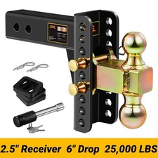 XPE Trailer Hitch Fits 2.5 Inch Receiver, 6 Inch Adjustable Drop Hitch, 22000LBS picture