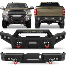 Front/Rear Bumper For 2019-2026 Ram 2500/3500 with Winch Plate & Sensor Holes picture