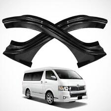Sill Scuff Plate Black Carbon For Toyota Hiace Commuter High Roof 2005 - 2016 17 picture
