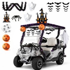 Halloween Golf Cart Decorations Kit, 360° Spooky Decor picture