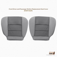 2005 06 Ford F250 F350 Extended Cab Driver & Passenger Bottoms Cloth Cover Gray picture