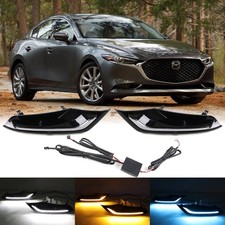 3 Color LED DRL Lamp for Mazda 3 Sedan 2019-2025 Daytime Running Light with Turn picture