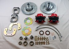 1964 1965 1966 Ford Mustang front disc brake conversion for v-8 Spindle red  picture