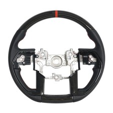Hydro Dip Carbon Fiber Steering Wheel for Toyota Tacoma Tundra Sequoia 2023-2026 picture