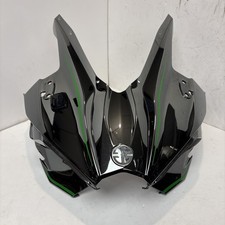 2025 Kawasaki H2 Upper Cowl Fairing Front Cover Number Plate Nose Plastic OEM picture