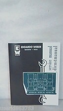 FERRARI BB 512  365 BB  LAMBORGHINI  MURIA  WEBER CARBURETOR MANUAL picture