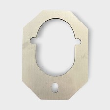 MME 316 Stainless Steel Rod Holder Backing Plate f/Lee's Gemlux Tigress CE Smith picture