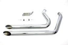 Factory Sample Wyatt Gatling Exhaust Drag Pipe Set Side for Harley-Davidson picture