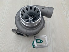 Performance T66 GT35 Billet turbo T4 flange .70 anti-surge A/R .96 Turbine T04Z picture