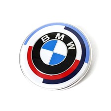 Genuine BMW 50 Years M Heritage Badge 74mm Trunk Back Emblem Bonnet Logo picture