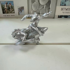 NEW Car Ornament Cartoon Rocket Rider Badge Mechanic Front Hood Decoration Auto picture