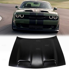 For 2008-2023 Dodge Challenger Redeye style Hood Panel Aluminum Exact Fit picture