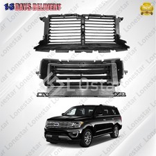 Upper Lower Radiator Grille Shutter Air Intake For 2018-2024 Ford Expedition picture