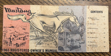 1965 Mustang Registered Original Owner's Manual Printed Jan 1965 Hard Top - 5th picture