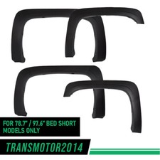 4X Factory Style Fender Flares Fit For 07-13 Chevy Silverado 1500/2500HD/3500HD picture