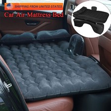 1Set Black Thickened Breathable Leak-Proof Flocked Inflatable Car Air Mattress picture