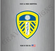 Leeds United England Premier League Soccer Sticker Vinyl Decal Water Resistant picture