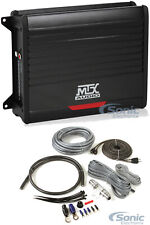 MTX THUNDER500.1 500W RMS Class D Car Audio Mono Amplifier + Amp Kit Package picture
