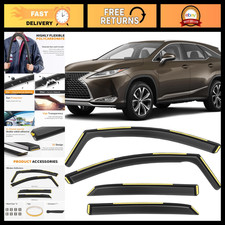 Shatterproof In-Channel Window Rain Guards & Deflectors for Lexus RX350/RX450H 2 picture