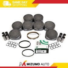 Pistons w/ Rings fit 04-12 Infiniti Nissan Armada Pathfinder 5.6L VK56DE picture
