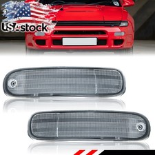 2X Euro Clear Lens Front Bumper Turn Signal Lights For 1990-1993 Toyota Celica picture