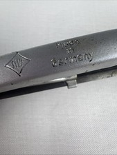 Vintage SWF 9-Inch Silver Wiper Blade Stamped Logo VW Beetle Porsche 356 NOS picture