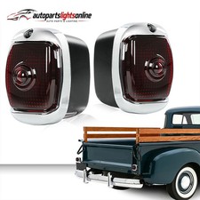 Rear Tail Lamp Lights LH & RH Fit For 1940-53 Chevy First Series Pickup Truck picture