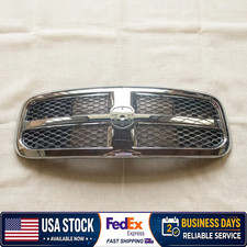 For 2013-2018 Dodge Ram 1500 Chrome Front Bumper Grille Assembly Tradesman Style picture