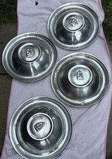 Set of 4 - Vintage Original 1951 - 1952 Plymouth Cranbrook Deluxe Wheel Hub Caps picture