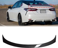 Carbon Fiber Rear Spoiler Wing fits 2018-2024 8th Gen Toyota Camry picture