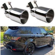 2XExhaust Pipe Tip Rear Tail Muffler Stainless Steel For  Range Rover Sport picture