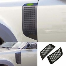 2X Side Fender Air Wing Cover Trim Black Steel 20-2023 For Land Rover Defender picture