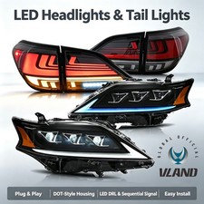 LED Tri-Projector Headlights+FULL LED Tail Light For 2013-2015 Lexus RX 350 450H picture