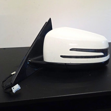 2010-2014 Mercedes E350 E550 LH Driver's Side Mirror White picture