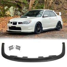 For 06 07 Subaru Impreza WRX & STi S204 Front Bumper Lip Spoiler Body Kit PP NEW picture