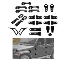 CheroCar 43PCS Full Set Exterior Trim Kit Fit for 20182026 Jeep Wrangler JL 4... picture