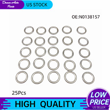 25x M14 Crush Washer Oil Drain Plug Gasket Fits For Volkswagen Audi N0138157 picture