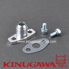 Billet Alumimum Turbo Oil Return Drain Flange -10AN MHI TD02 TD03 TD04 TD05 TD06 picture