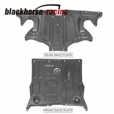 2Psc Metal Engine Splash Shield Guard For 2017-2025 Tesla Model 3&Y Skid Plate picture