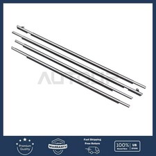 4x Outside Window Chrome Molding Weatherstrip Seal For Toyota Venza 2009-16 picture