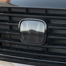 Fit 2023-2025 Accord Insert Decal Tint Vinyl Overlay Front Emblem Dark Smoke picture