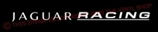  White JAGUAR RACING X Type XK8 XKR S XJR XJ8 XJ6 XJ Racing Decal sticker  picture